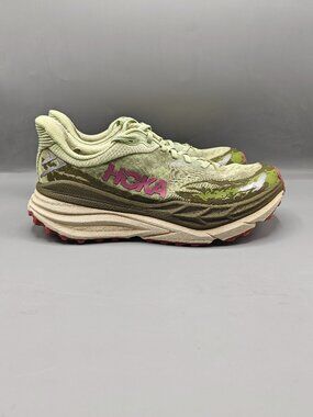 Hoka One One Stinson 7 Women's Size 9.5 B Olive Green Athletic Running Shoes